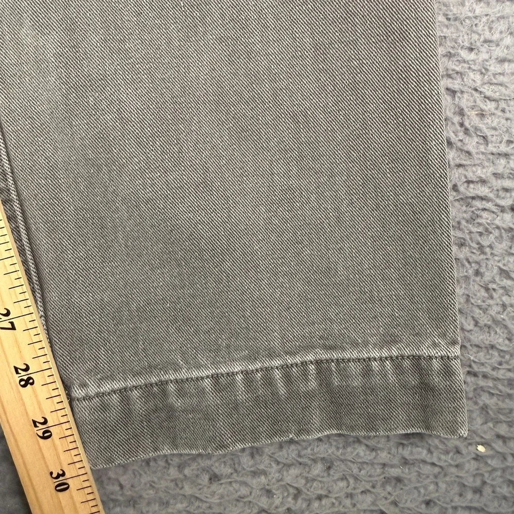 RRL Ralph Lauren Jeans Mens 32x30 Gray Denim Distressed 13 Star Donut Buttons